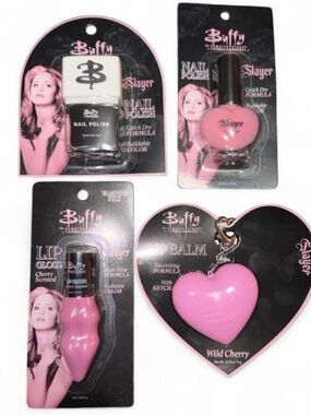 Buffy The Vampire Slayer Nail Polishes and Lip Balm Gloss set
